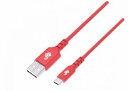 TB Kabel USB-USB C 1m silikonowy czerwony Quick Charge tb