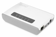 Digitus Serwer sieciowy wielofunkcyjny, bezprzewodowy 2-portowy, USB 2.0, 300Mbps digitus