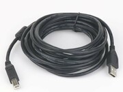 Gembird Kabel USB 2.0 typu AB AM-BM 1.8m FERRYT czarny gembird