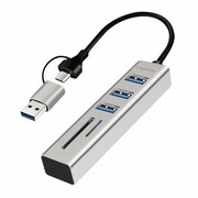 LogiLink Hub 3xUSB3.0 z czytnikiem kart pamięci logilink