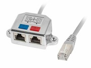 Lanberg Adapter rodzielacz LAN RJ-45 - 2x RJ-45 FTP lanberg