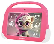 BLOW Tablet KidsTAB8 4G 4/64GB Różowe etui blow