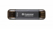 Transcend ESD310C Technologia Thunderbolt 128 GB USB Type-A / USB Type-C USB 3.2 Gen 2x2 Czarny transcend