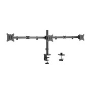 GEMBIRD BIURKOWE REGULOWANE RAMIĘ/UCHWYT NA 3 MONITORY 17-27, 100X100MM, DO 7KG gembird