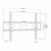 MACLEAN UCHWYT DO TV MAX VESA 600X400, 32-100