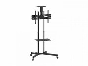 Uchwyt podłogowy Equip Bodenstandhalter 37-70/50kg 1TFT 2Ablagen Höhe czarny equip