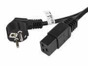 Lanberg Kabel zasilający CEE 7/7 - IEC 320 C19 16A VDE 1.8M czarny lanberg