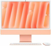Apple iMac 24 cale: M4 10/10, 16GB, 256GB SSD - Pomarańczowy apple