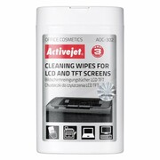 Chusteczki do matryc ActiveJet AOC-302 LCD/TFT 100szt - zdjęcie 1
