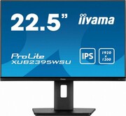 IIYAMA Monitor 22.5 cala XUB2395WSU-B5 IPS, PIVOT, 1920x1200, DP, HDMI, VGA, 16:10, 2xUSB, 2x2W, Freesync, HAS(150mm) IIYAMA