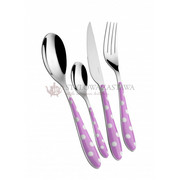 Bugatti ATR_PSLU-014F50 Zestaw sztućców POIS liliowy, 24 elementy, BUGATTI