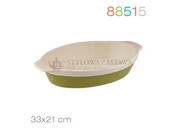 Granchio VZ_88515 Półmisek Owalny 33x21 cm Green Ceramica Granchio