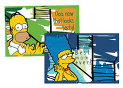 Egan EG_TTS63/07VB Zestaw 2 podkładek Homer & Marge The Simpsons Egan