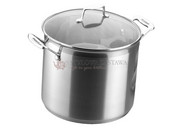 scanpan EJC_SC-71502400 Garnek wysoki z pokrywą 7,2 l IMPACT 24 cm indukcja Scanpan
