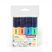 Zakreślacz LINEA MIX pastelowy 4 sztuki Argo S.A.