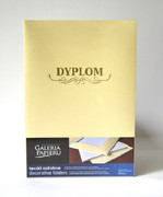 Teczki ozdobne Iceland kremowy z napisem 