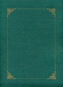 Teczki zielone ze złotą ramką Argo S.A.