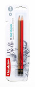 Ołówek heksagonalny Stello HB 2 sztuki - czerwony i złoty Argo S.A.