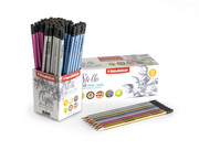 Ołówek metaliczny Stello HB z gumką display 72 sztuki Argo S.A.