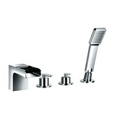 Bateria wannowa OMNIRES Cascade CA4032 4-otworowa Chrom