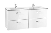Roca Victoria Basic zestaw łazienkowy Unik podwójny z 4 szufladami 120 cm biały (A855850806) - możliwy odbiór Warszawa Roca