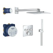 Grohe SmartControl kompletny zestaw prysznicowy podtynkowy z deszczownicą 31x31 Chrom (34706000) - możliwy odbiór Warszawa Grohe
