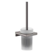 Hansgrohe AddStoris Szczotka toaletowa z pojemnikiem ścienna czarny chrom szczotkowany (41752340) - możliwy odbiór Warszawa Hansgrohe