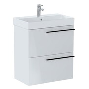Roca Ella zestaw łazienkowy unik compacto 60 cm z 2 szufladami, biały połysk (A851916806) - możliwy odbiór Warszawa Roca