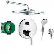 Hansgrohe Metris S bateria, Zestaw prysznicowy podtynkowy, deszczownica (6653105 +6651405 +26691400 +27454000 + (IN.000P037) - możliwy odbiór Warszawa Hansgrohe
