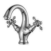 Bateria umywalkowa OMNIRES Retro RE7210 Chrom - zdjęcie 3