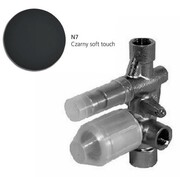 Zucchetti Pan Element podtynkowy wannowy Czarny soft touch (R99684.N7) - możliwy odbiór Warszawa Zucchetti