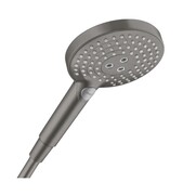 Raindance Select S Główka prysznicowa 12,5cm 3jet czarny chrom szczotkowany (26530340) - możliwy odbiór Warszawa Hansgrohe