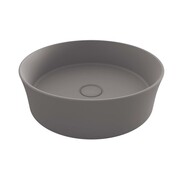 Hushlab Colori d' Italia Umywalka nablatowa bez otworu na baterię fi. 38 szary mat (HLBC015.06 Grey Matt) - możliwy odbiór Warszawa Hushlab