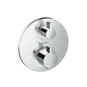 Hansgrohe Ecostat S bateria termostatyczna podtynkowa z zaworem odcinającym, element zewnętrzny chrom (15757000) - możliwy odbiór Warszawa Hansgrohe