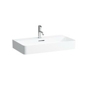 Laufen Val umywalka ścienna 75x42 cm, z 1 otworem na baterię z powłoką Clean Coat, nieszlifowana, z przelew (H8102854001041) - możliwy odbiór Warszawa Laufen