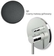 Zucchetti Pan Bateria prysznicowa podtynkowa czarny matowy gofrowany (ZP6096.N1) - możliwy odbiór Warszawa Zucchetti
