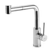 Tres Max bateria kuchenna, zlewozmywakowa stojąca z wyciąganą wylewką chrom (162438) - możliwy odbiór Warszawa Tres