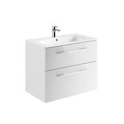 Koło Nova Pro Premium Zestaw umywalka z niskim rantem 80cm + szafka 2 szuflady, kolor biały połysk (501.323.00.1) - możliwy odbiór Warszawa Koło