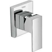 Tres Cuadro-Tres bateria natryskowa podtynkowa 1‑drożna kompletna chrom (106177) - możliwy odbiór Warszawa Tres