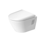 Duravit D-Neo Miska wisząca Compact 48x36cm Rimless + deska wolnoopadająca, biały (45870900A1) - możliwy odbiór Warszawa Duravit
