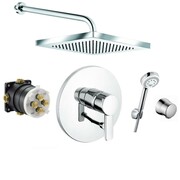 Kludi Zenta bateria Zestaw prysznicowy podtynkowy, deszczownica (6653105 +6651405 +6306005 +6803005 +88011 +386 (IN.000P421) - możliwy odbiór Warszawa Kludi