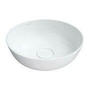 Omnires Silk Umywalka nablatowa okrągła Marble+ 40x40 cm biały mat (SILKR400BM) - możliwy odbiór Warszawa Omnires