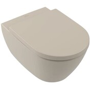 Villeroy & Boch Subway 2.0 miska WC 53x37 cm lejowa bez kołnierza wewnętrznego Almond CeramicPlus (5614R0AM) - możliwy odbiór Warszawa Villeroy & Boch