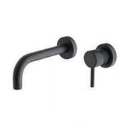 Zucchetti Pan Bateria umywalkowa 2-otworowa podtynkowa. wylewka 175mm. czarny matowy gofrowany (ZP6030.N1) - możliwy odbiór Warszawa Zucchetti