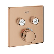 Grohe GROHTHERM SMARTCONTROL BATERIA TERMOSTATYCZNA DO OBSŁUGI DWÓCH WYJŚĆ WODY brushed warm sunset (29124DL0) - możliwy odbiór Warszawa Grohe