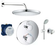 Grohe Grohtherm bateria, Zestaw prysznicowy podtynkowy, deszczownica 25cm (240770000 + 35600000 + 26815000 + 27 (IN.000P827) - możliwy odbiór Warszawa Grohe