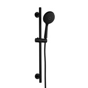 HushLab Lukka Black zestaw prysznicowy na drążku 70cm 2S czarny mat (HLLB1621) - możliwy odbiór Warszawa HushLab