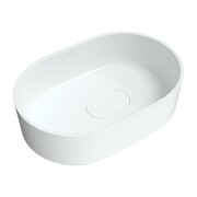 Omnires Cadence Umywalka nablatowa owalna Marble+ 62x42 cm biały mat (CADENCE620BM) - możliwy odbiór Warszawa Omnires