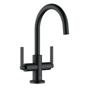 Kludi NOVA FONTE Puristic Bateria umywalkowa uchwyty proste czarny mat (201183915) - możliwy odbiór Warszawa Kludi