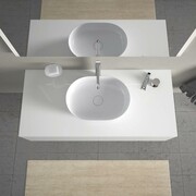 IH Selection by Duravit Luv Umywalka stawiana nablatowa Luv z osłoną cermiczną w komplecie 50x35 biała (0379500000) - możliwy odbiór Warszawa Duravit